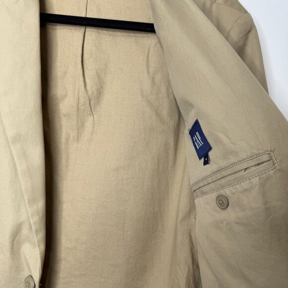 GAP Men's Tan Twill Blazer Medium - Picture 8 of 9